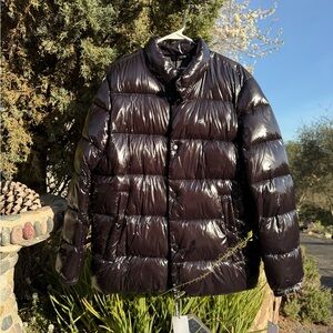 Calvin Klein Men's Shiny Black Puffer Jacket